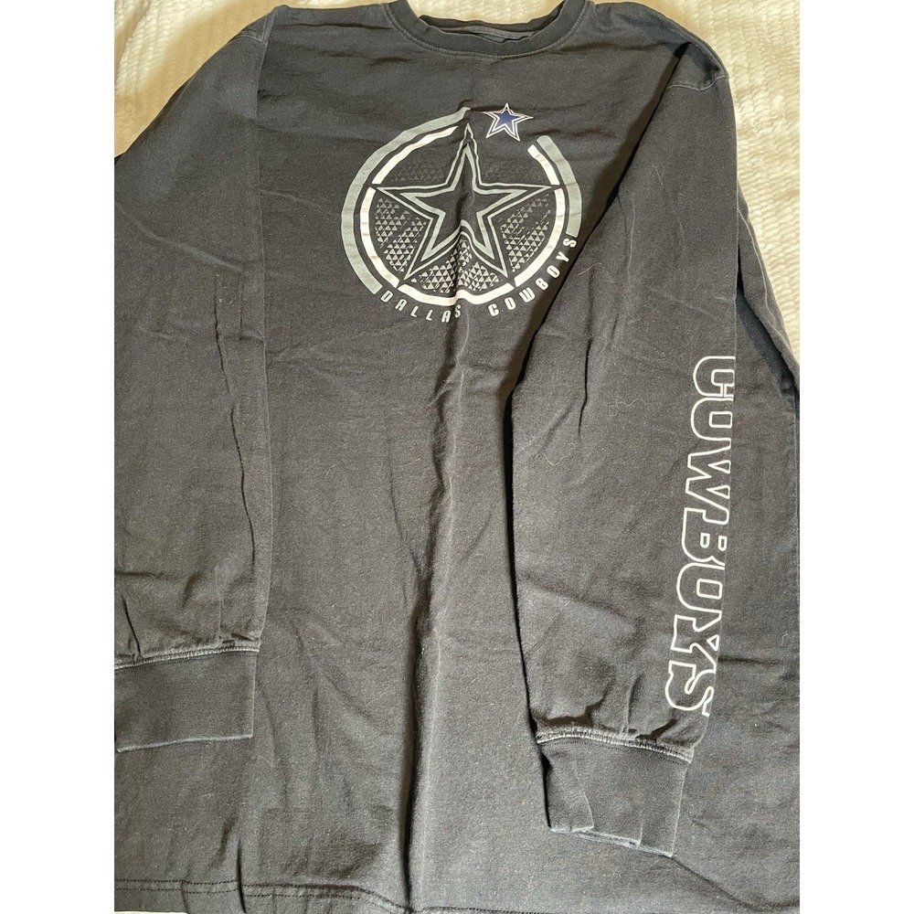 Dallas Cowboys NFL / Screen Print Long Sleeve Black /Cotton /  Reg Price $49